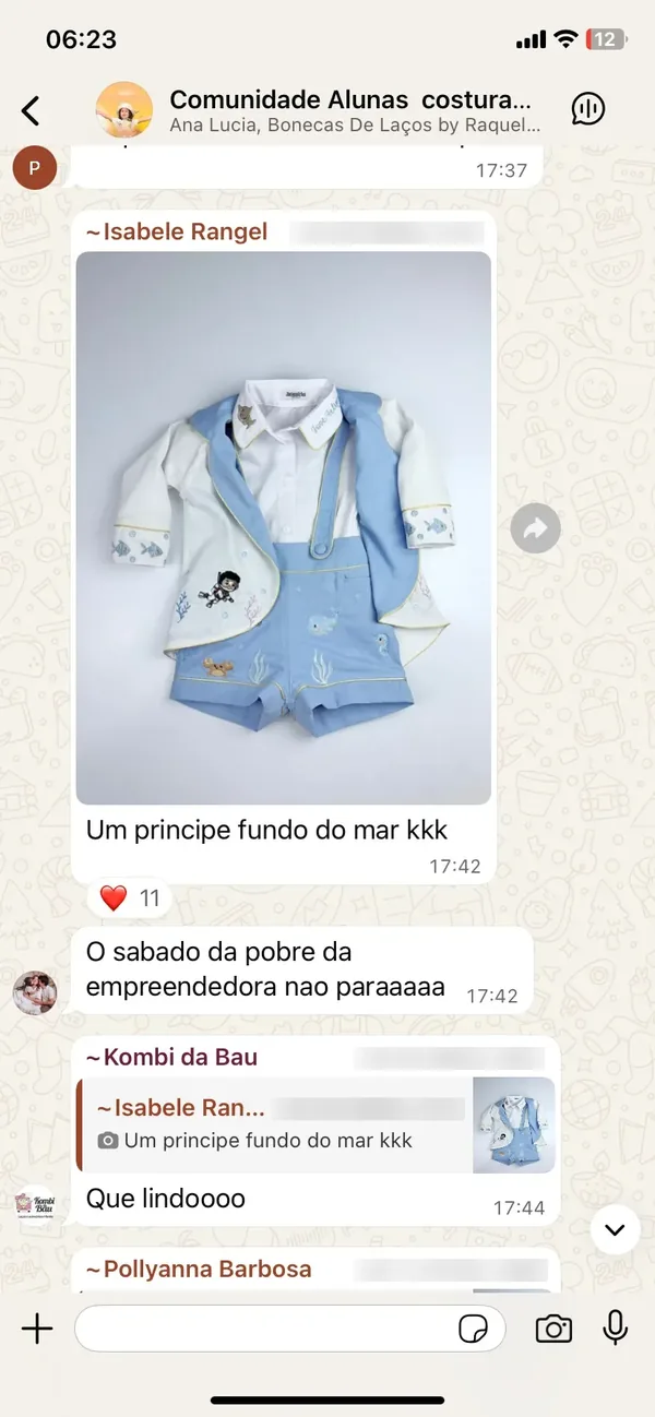 Peça feita por aluna da Costuragi 11