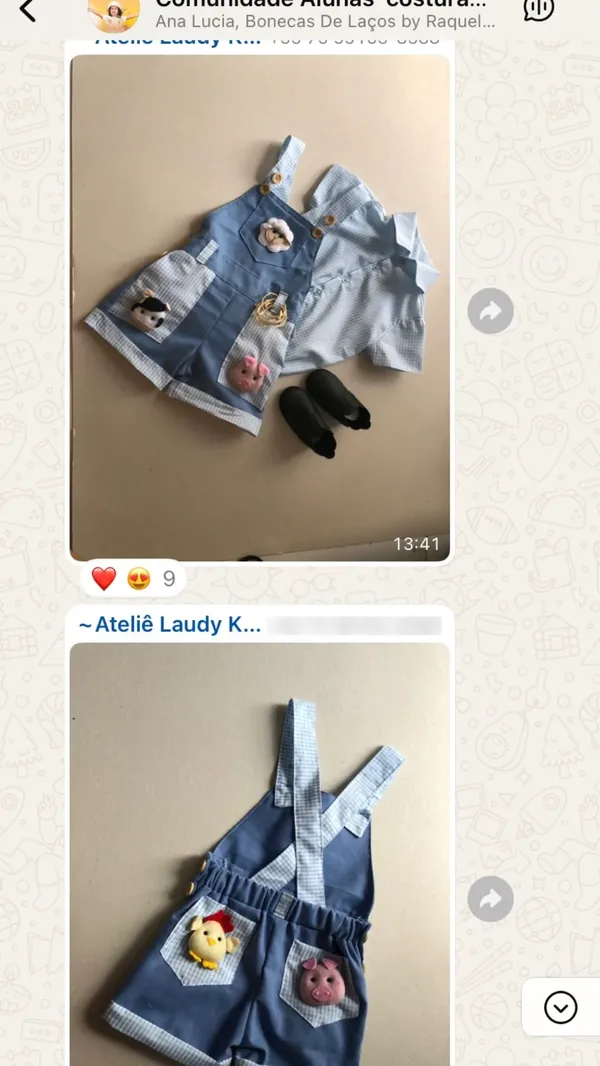 Peça feita por aluna da Costuragi 14