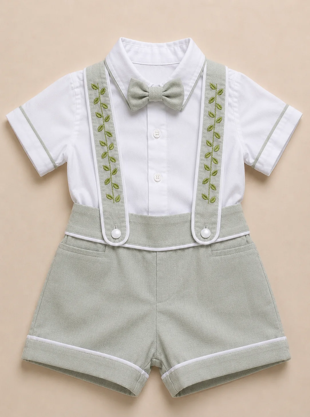 Conjunto Versátil na cor verde sálvia, mesma modelagem