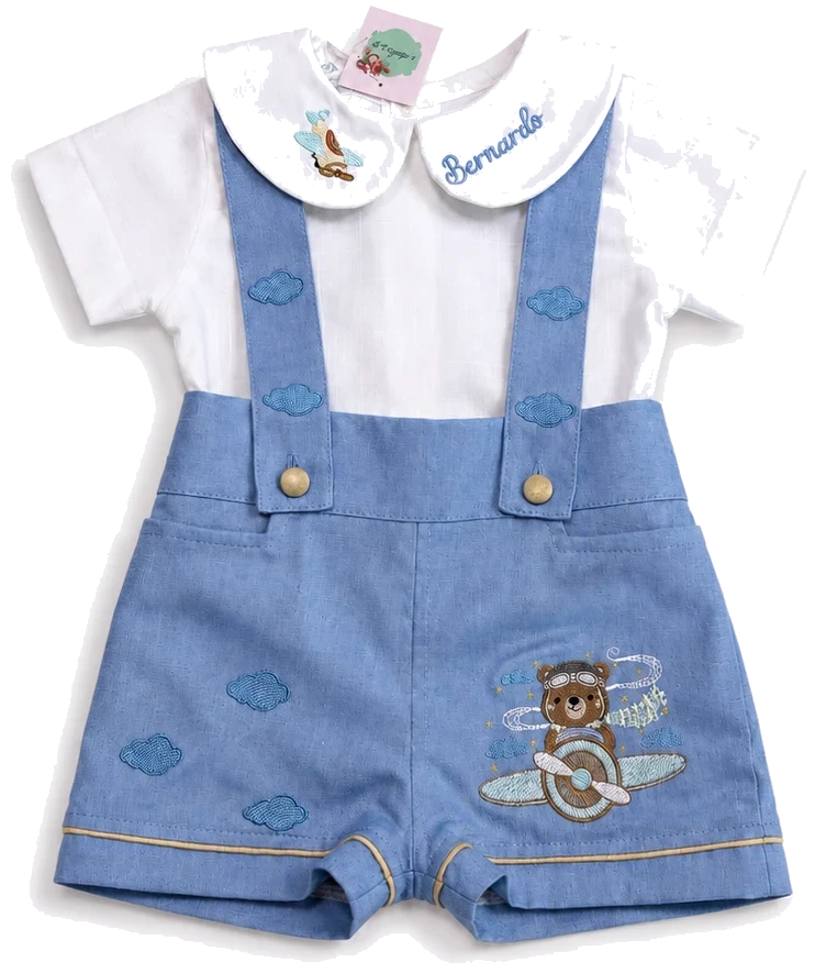 Conjunto Aviador Gola Redonda