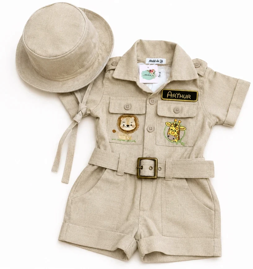 Macacão Safari
