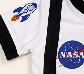 Visual inspirado na NASA