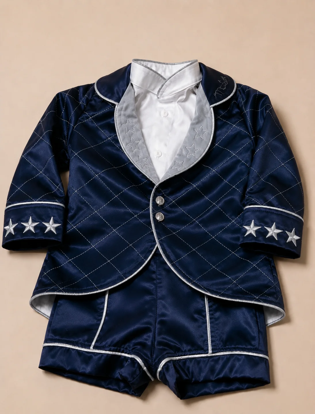 Conjunto Príncipe Luxo no azul marinho