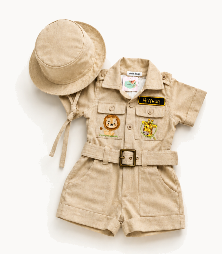 Macacão Safari
