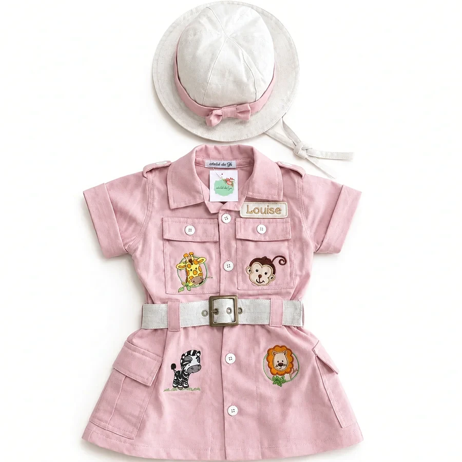 Vestido Safari, frente