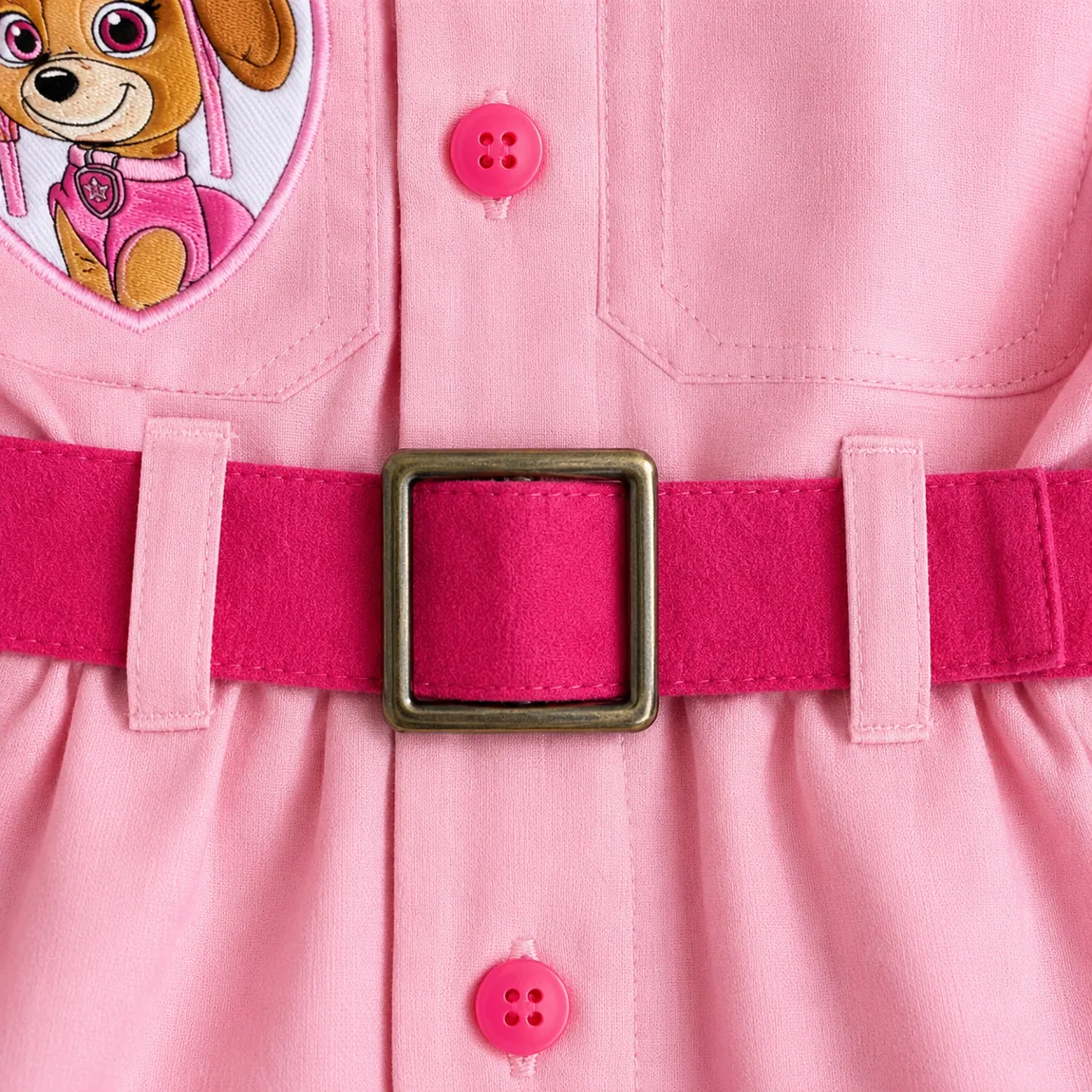 Cinto pink com fivela